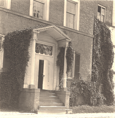 Stoller Residence entrance, 1902. Union College Schaffer Library, Special Collections Picture File.