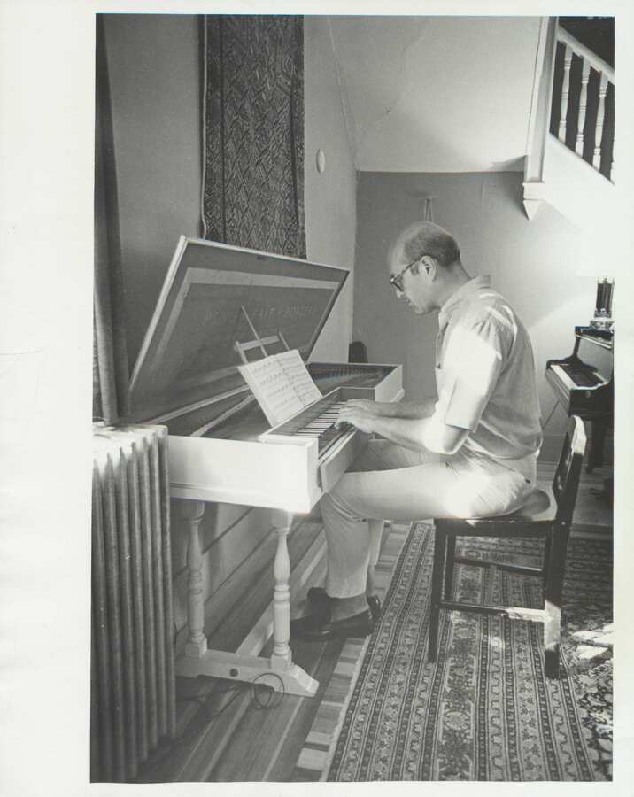 Hugh Allen Wilson Playing the Piano