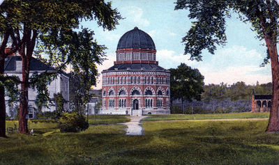 Library/Nott Building, early 1900s. Union College Schaffer Library Postcard Collection.