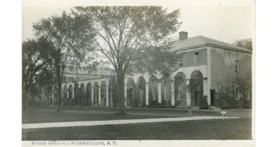 Philosophical Hall, early 1900s. Union College Elizabeth Taylor Postcard Collection