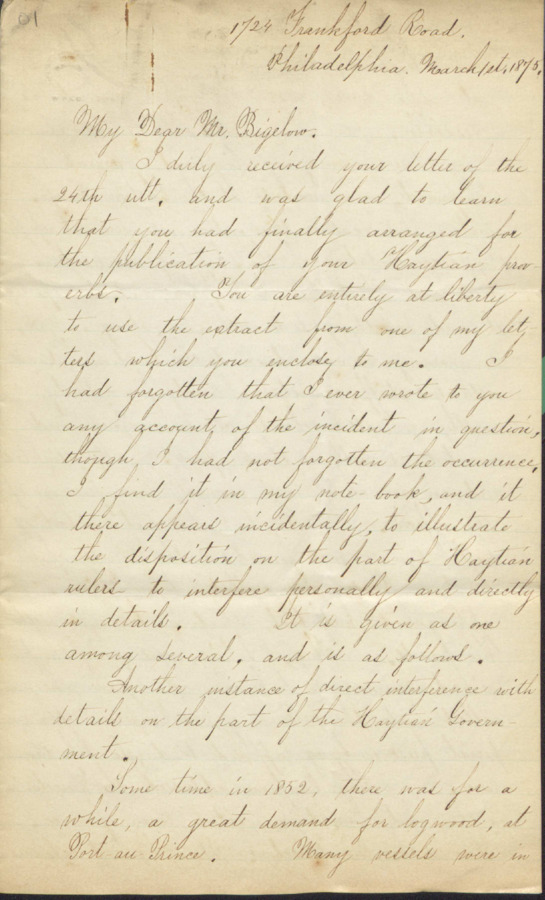 Benjamin-P-Hunt-letter-circa-1850s