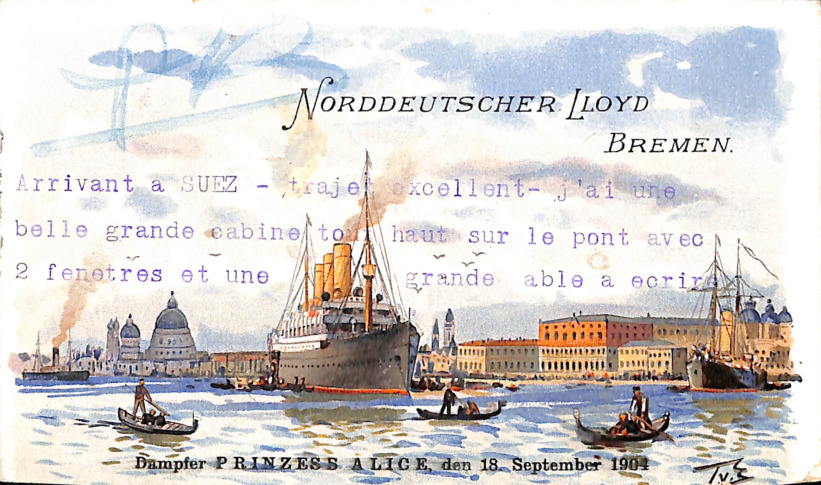 1904 German travel postcard