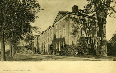 South College, early 1900s. Union College Robert N. Michaelson, UC 1972, Postcard Collection.