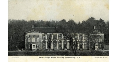 North College, circa 1905. Union College Robert N. Michaelson, UC 1972, Postcard Collection