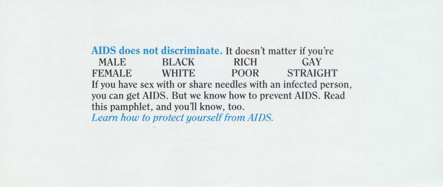 AIDS Does Not Discriminate, Middle Page