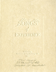 Title Page: Songs of Experience (1983)